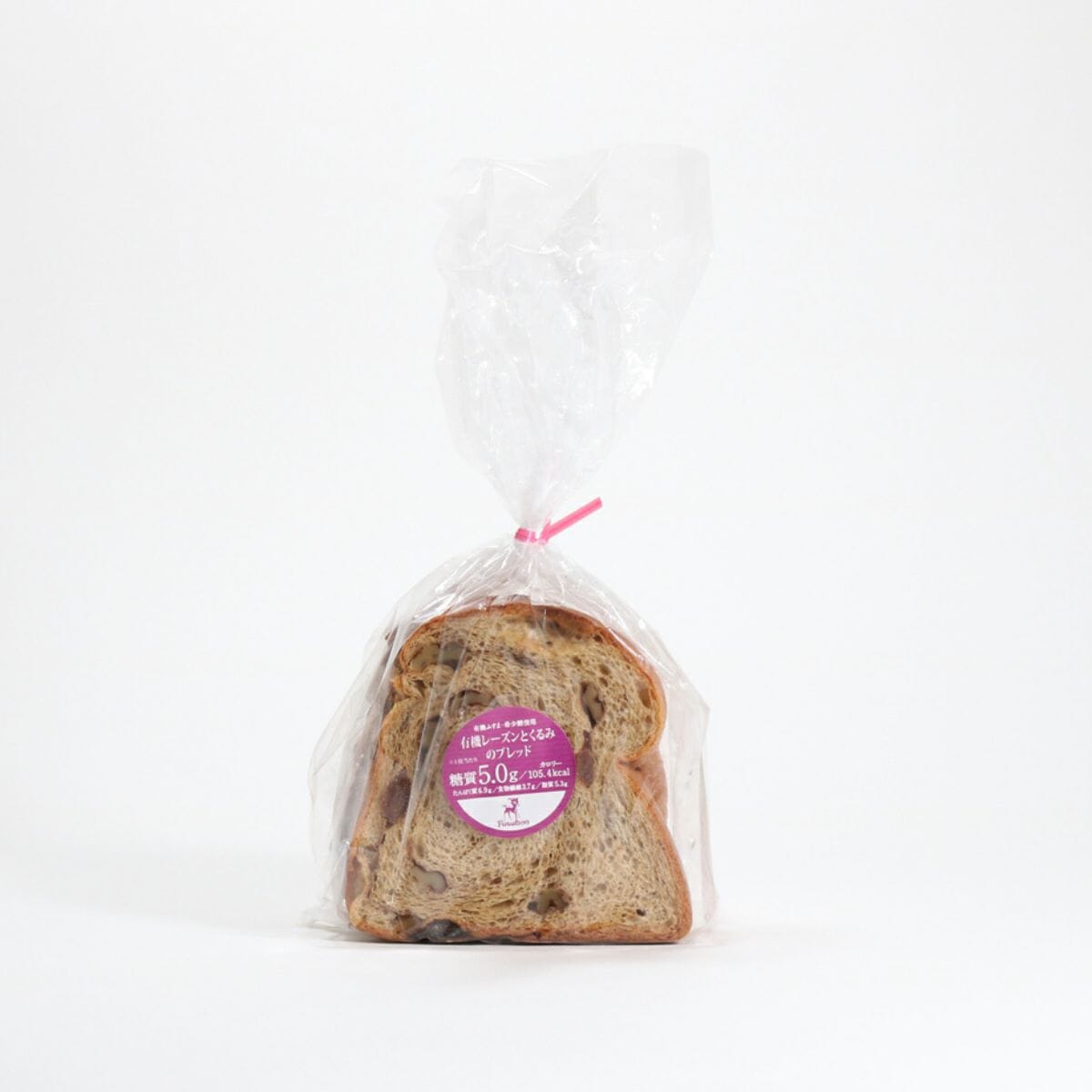 有機レーズンとくるみのブレッド(大10枚入)糖質5.0g/枚
