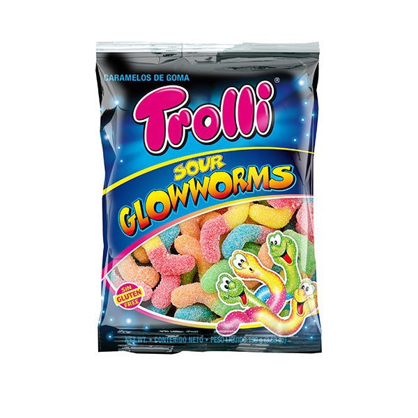 Trolli Sour Glow Worms 100g トローリー サワーグローワーム