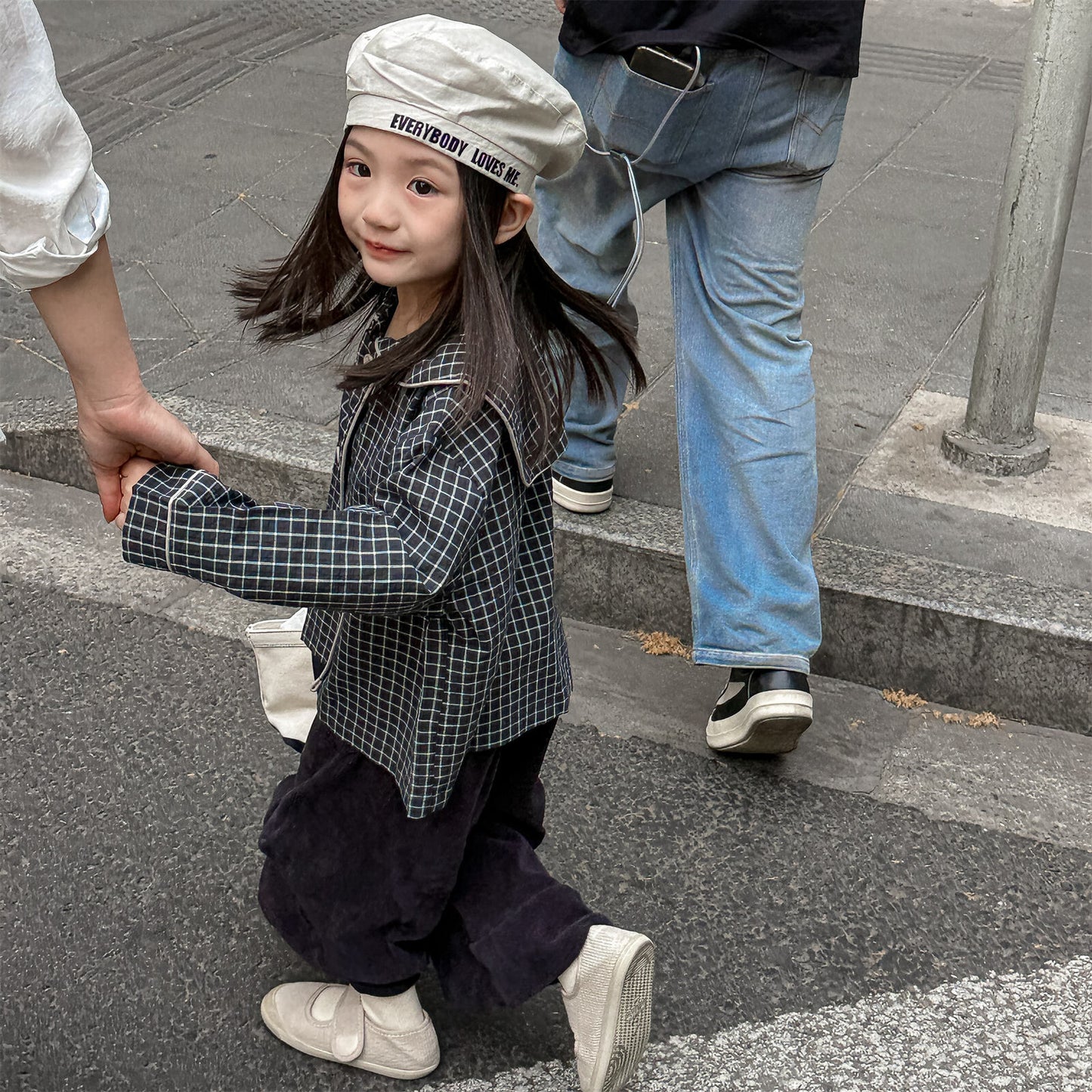 ベビー・キッズ用チェック柄シャツ