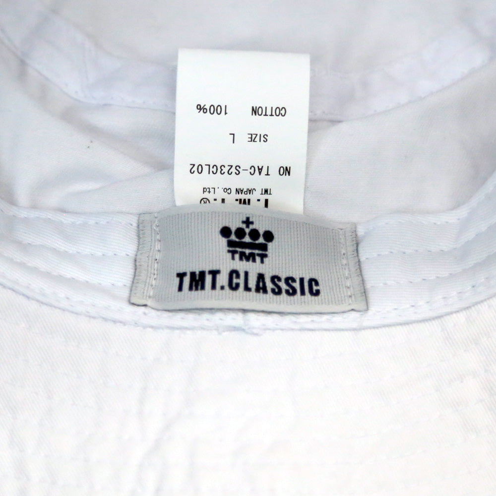 CIRCLE LOGO BUCKET HAT / WHITE