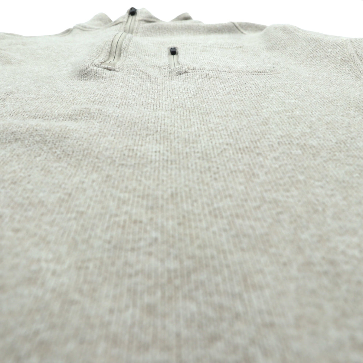 Woolrich ハーフジップ フリース プルオーバー セーター フリースジャケット XL ベージュ HMQ00235