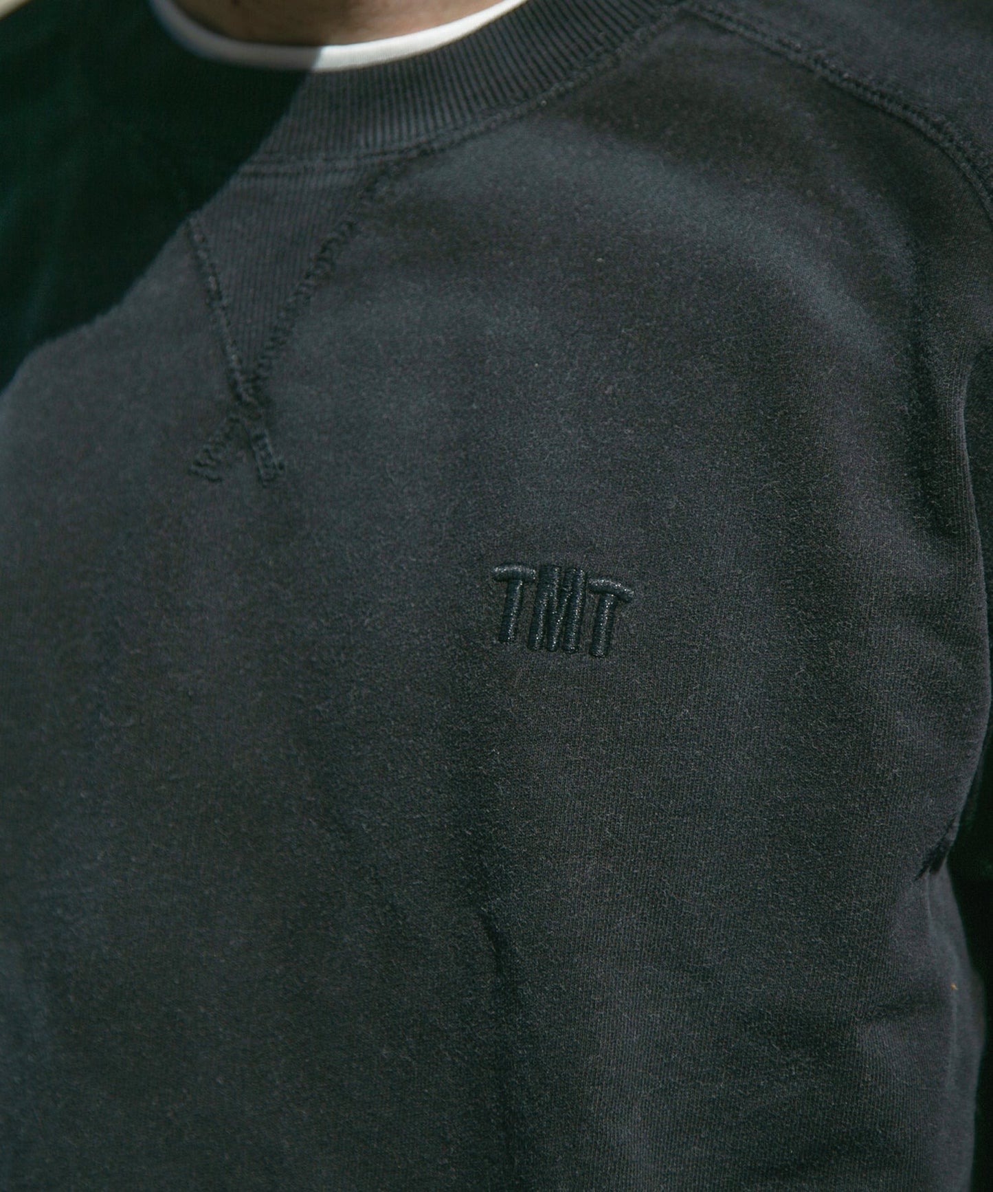 PULL OVER SWEAT(BLACK)