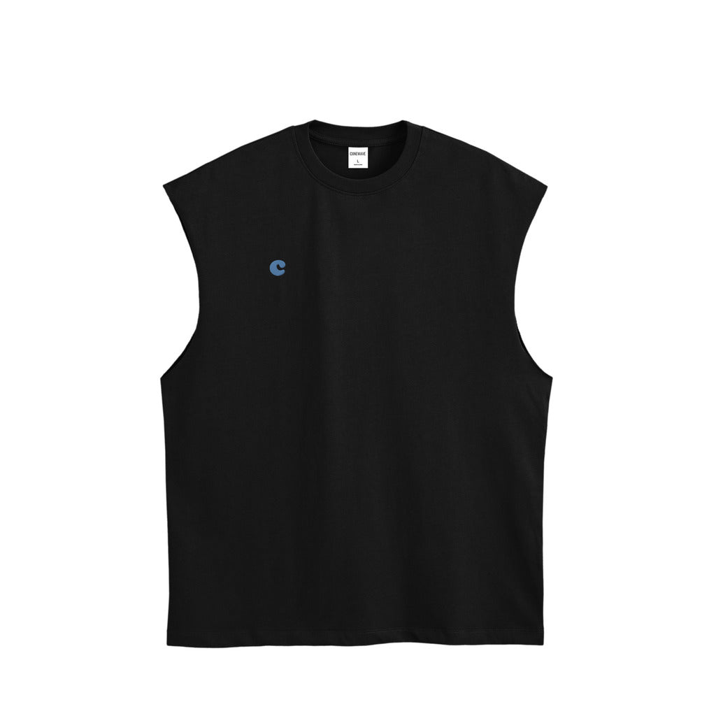 【MEN】ciinewaveコットン タンクトップ