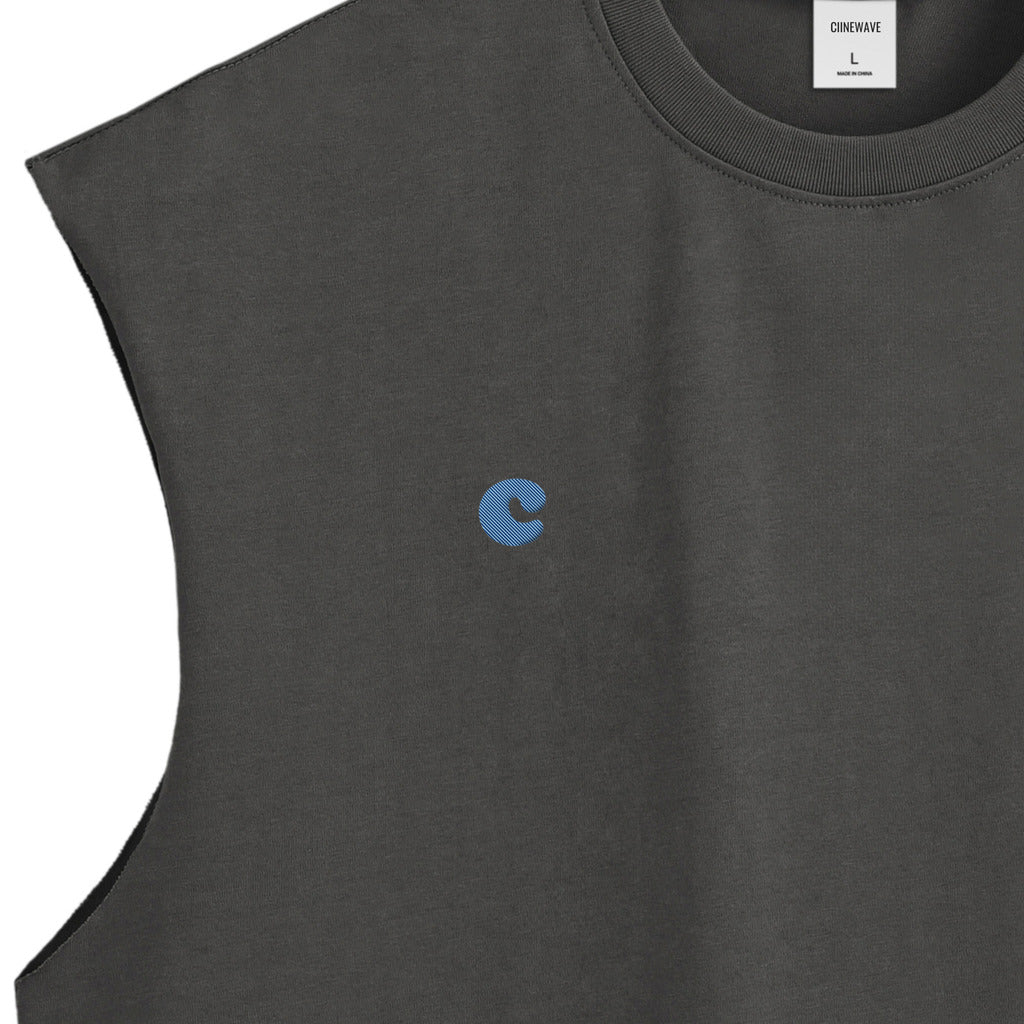 【MEN】ciinewaveコットン タンクトップ
