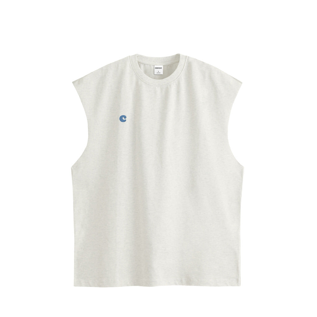 【MEN】ciinewaveコットン タンクトップ