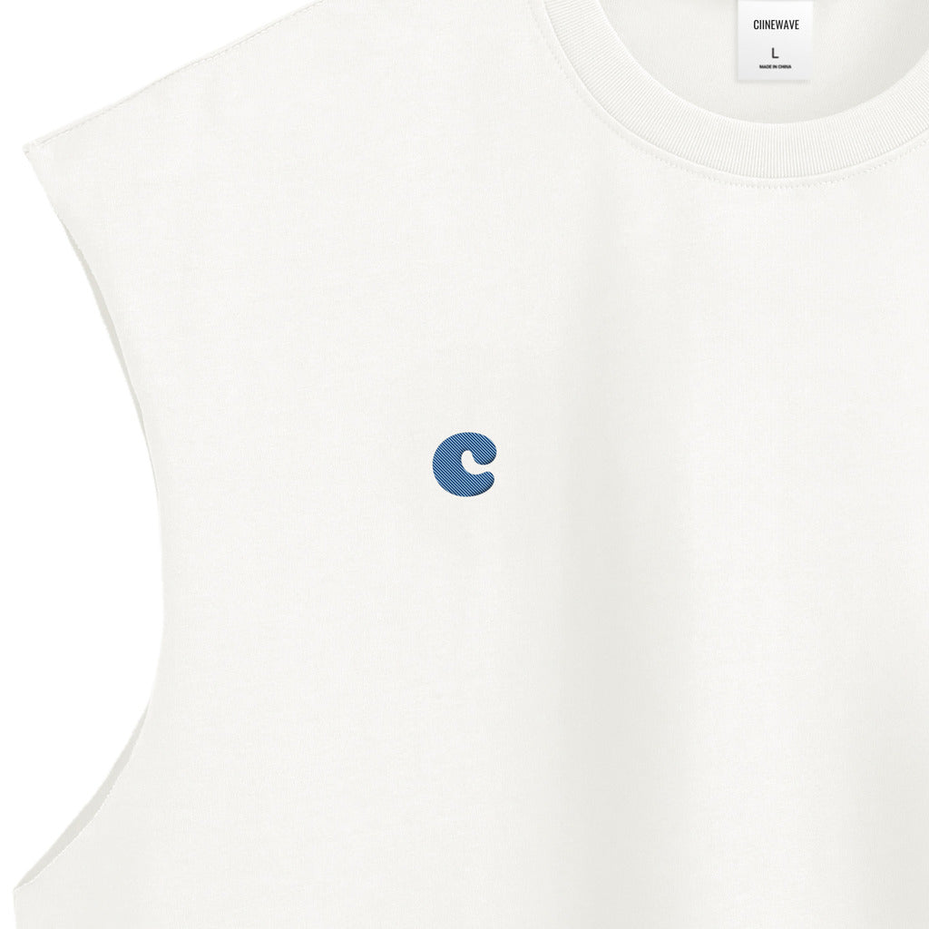 【MEN】ciinewaveコットン タンクトップ