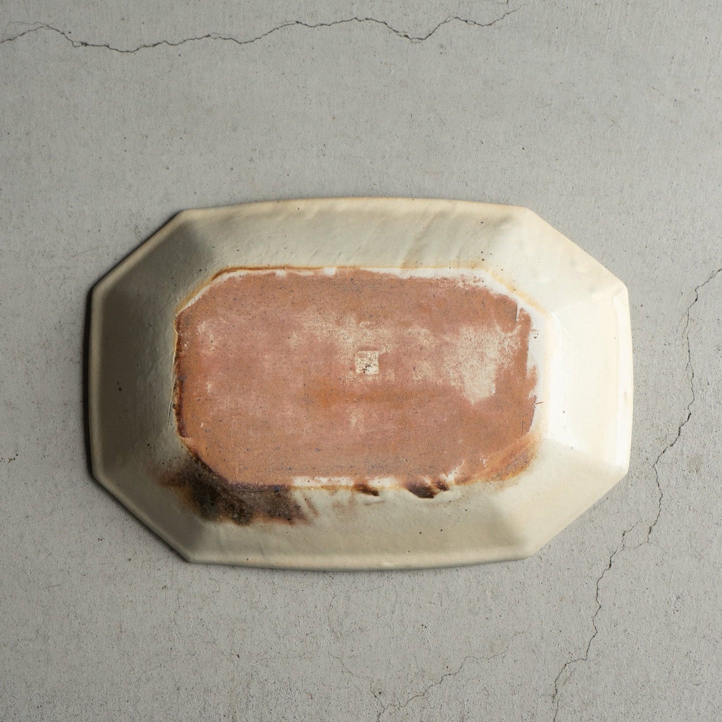 八角鉢 大 鉄散|古谷製陶所(信楽焼 陶器)【古19】