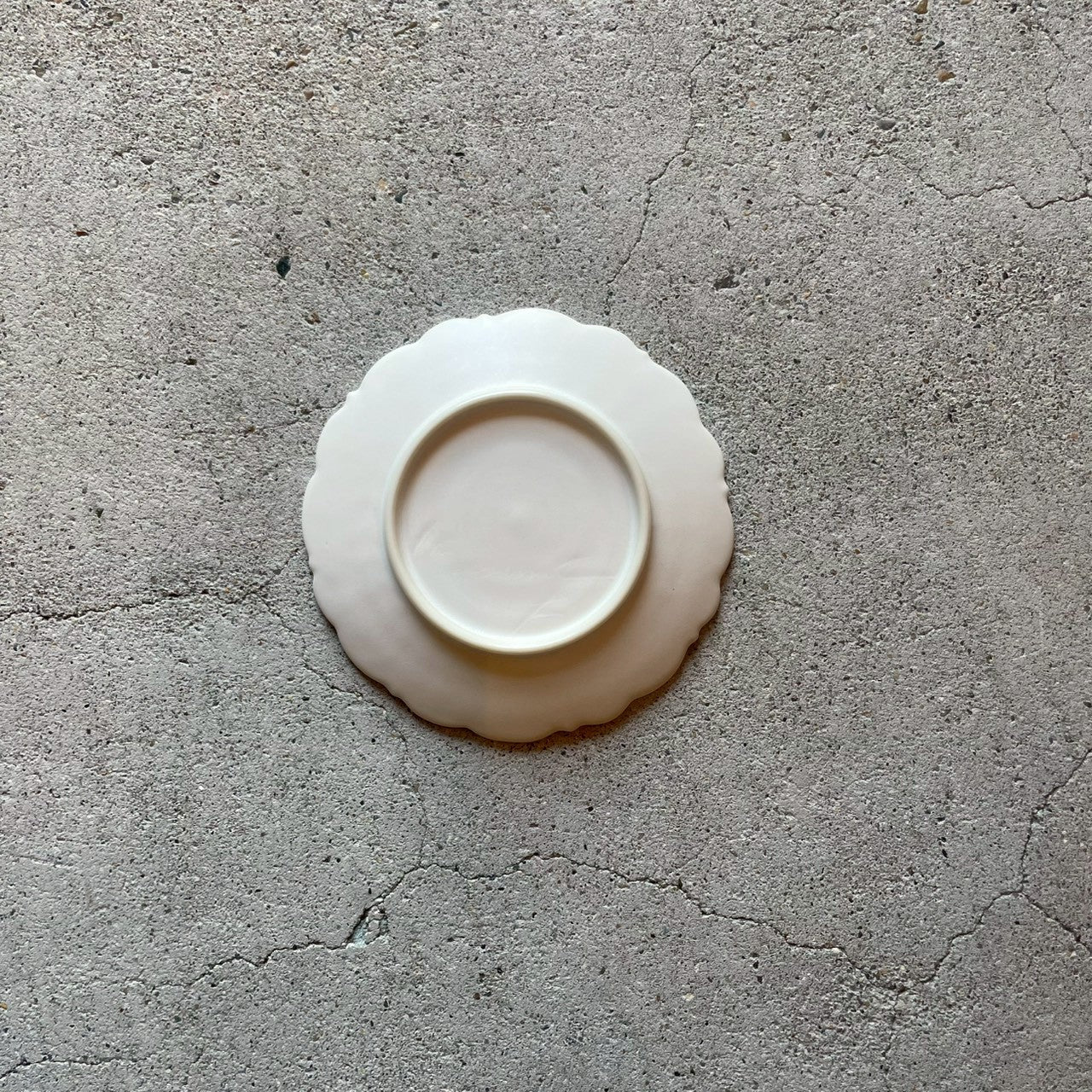 豆皿 レリーフソーサーφ10 白【FK17】