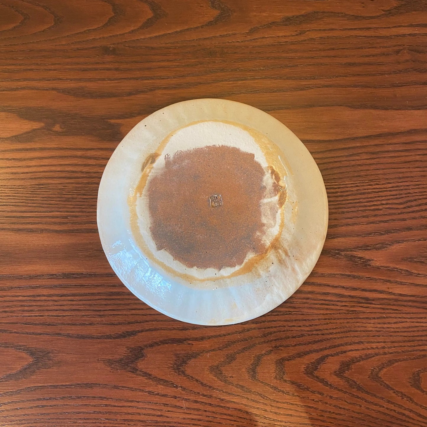 ラッフルプレート L 鉄散|古谷製陶所(信楽焼 陶器)【古32】