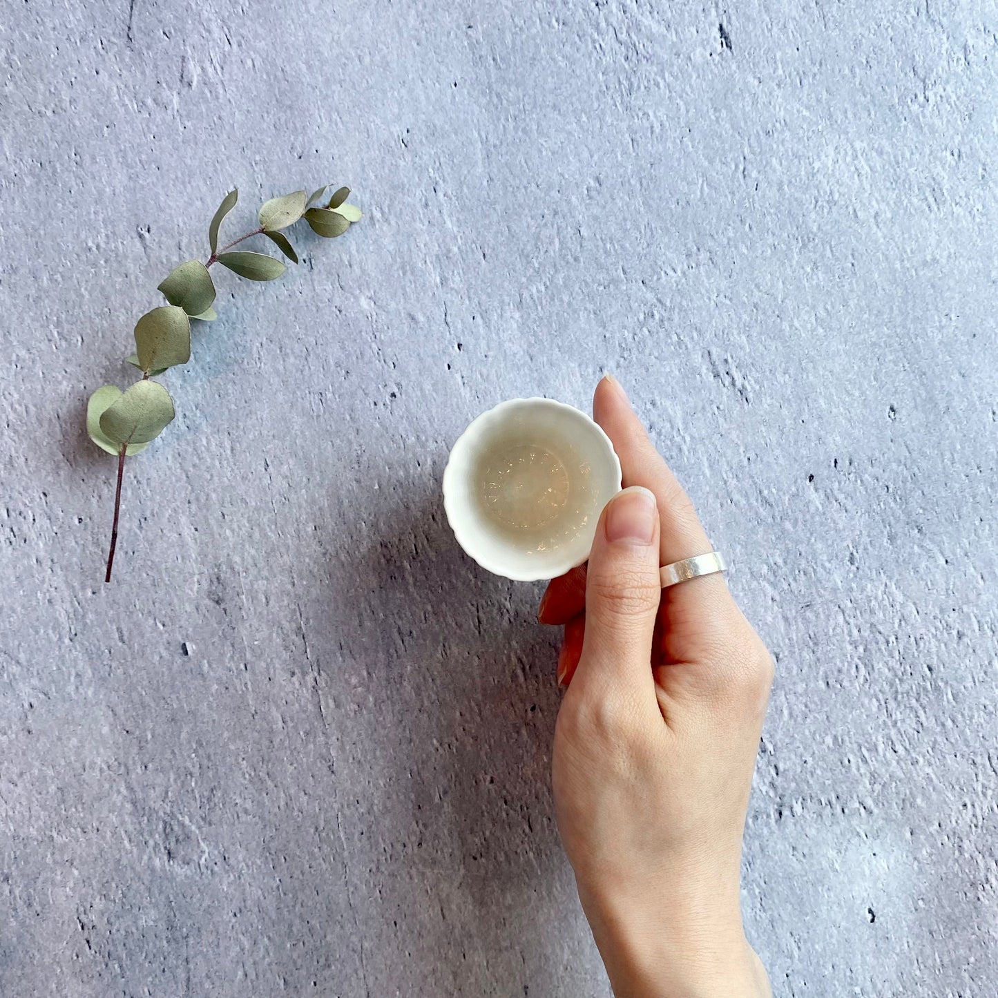 作家 飛松灯器 shaved cup SS / 台湾茶杯 / white【13】