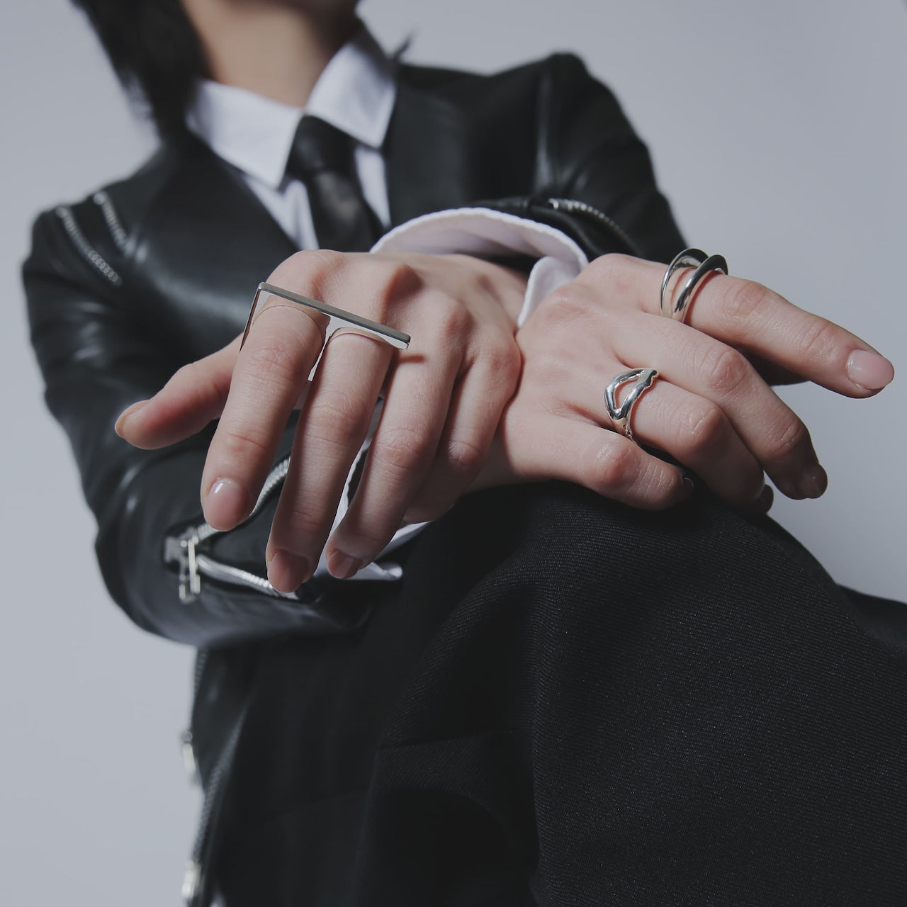 シルバー925 ダブルリング | 24-R-033