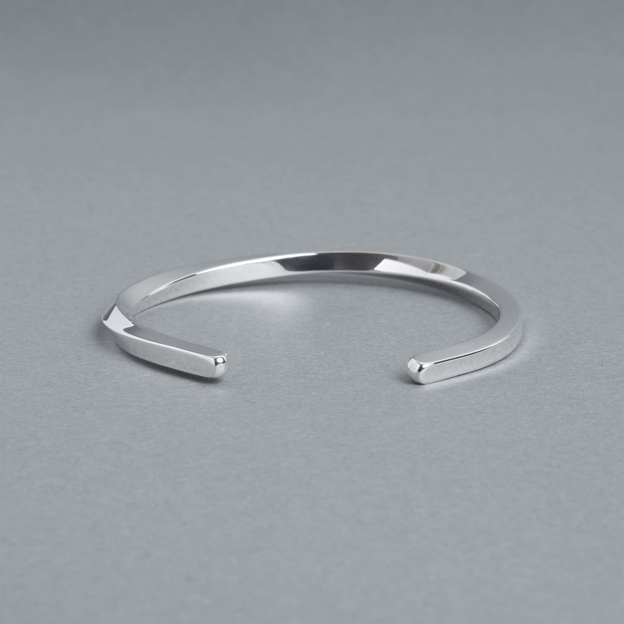 シルバー925 バングル ｜幅4mm｜21-B-004