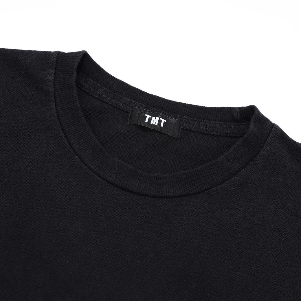BLACK DRY COTTON  S/S TEE／BLACK