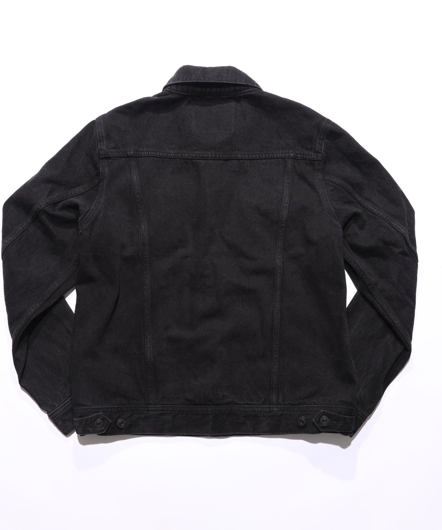 12oz SOFT BLACK DENIM TRUCKER JACKET