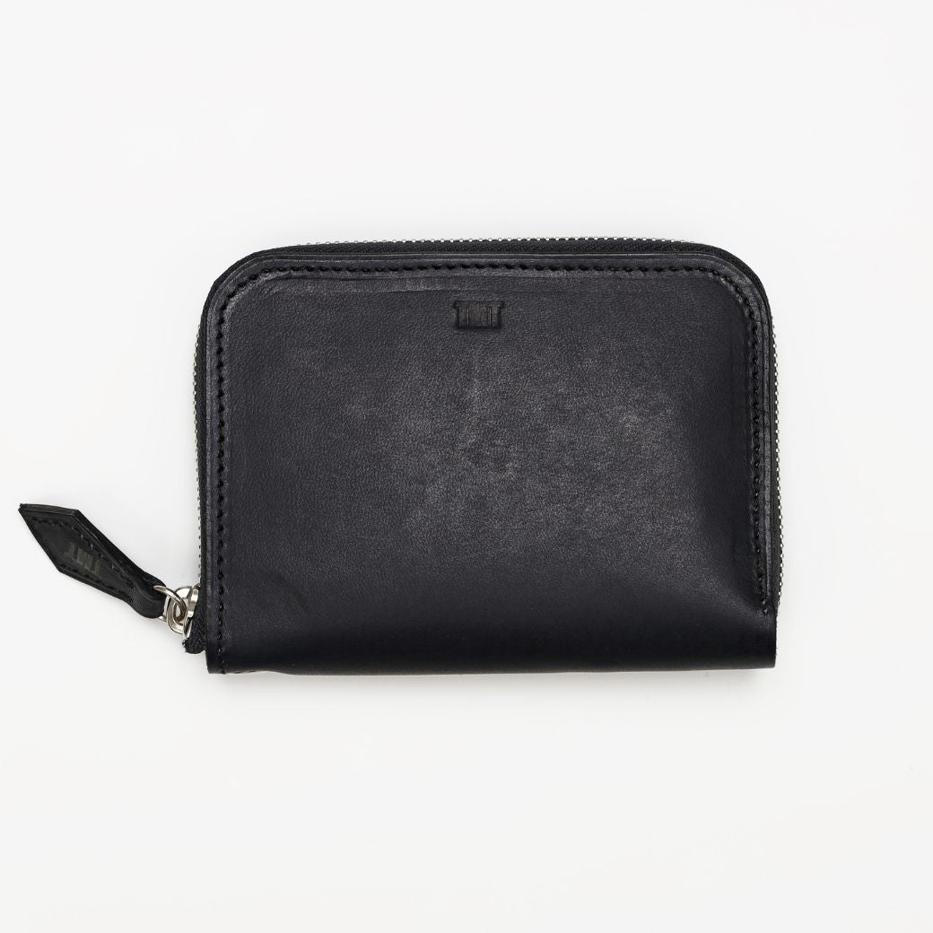 INDIGO LEATHER STADS WALLET (MIDDLE)