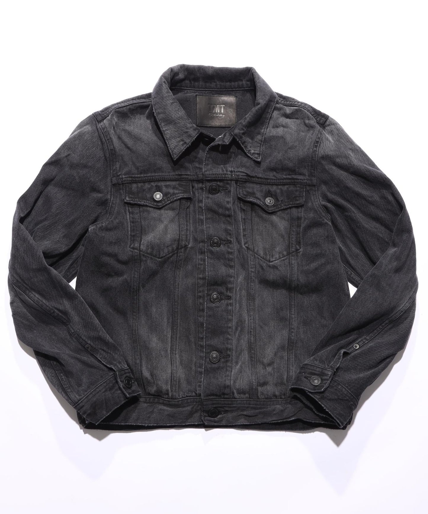 12oz SOFT BLACK DENIM TRUCKER JACKET