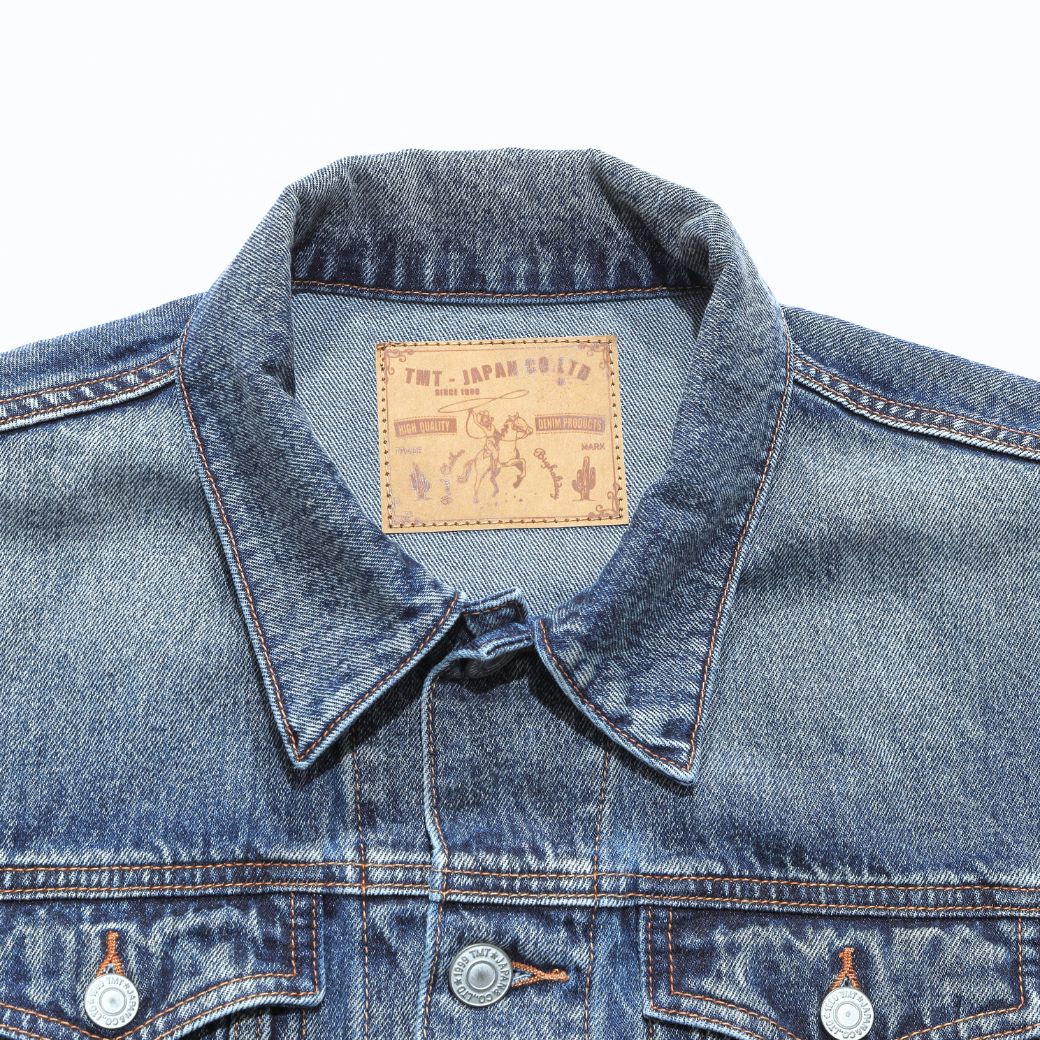 12oz SOFT DENIM TRUCKER JACKET／INDIGO LIGHT