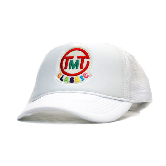 CIRCLE LOGO MESH CAP / WHITE