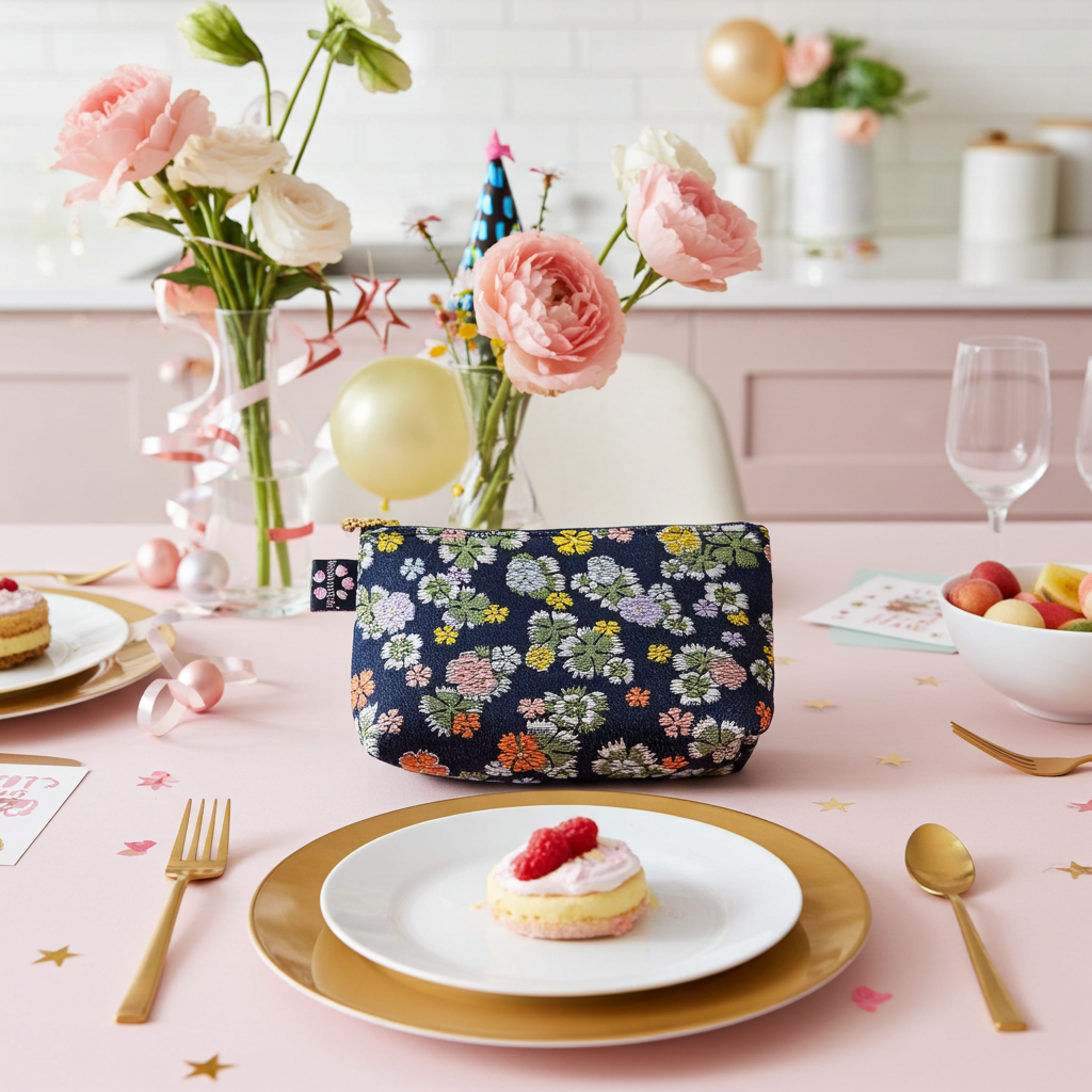 きんらん ちいさめポーチ(middle)