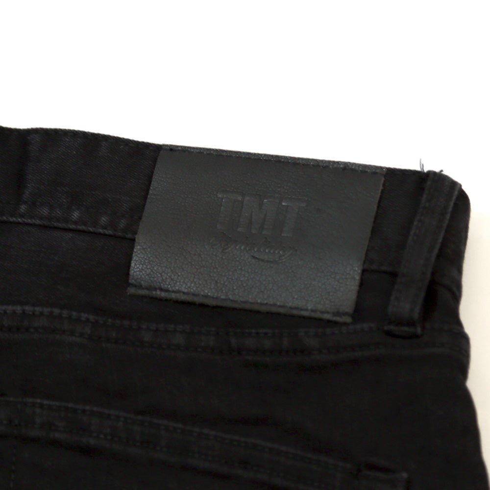 STRETCH COMFY DENIM 5P SKINNY SLIM FIT / BLACK