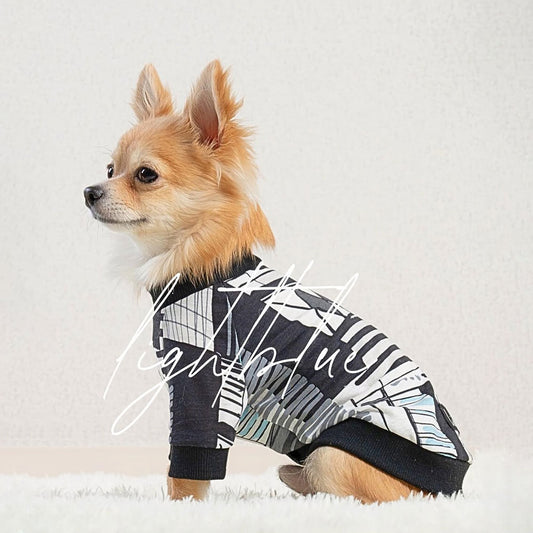 モノトーンTシャツ Lightblue（小型犬）