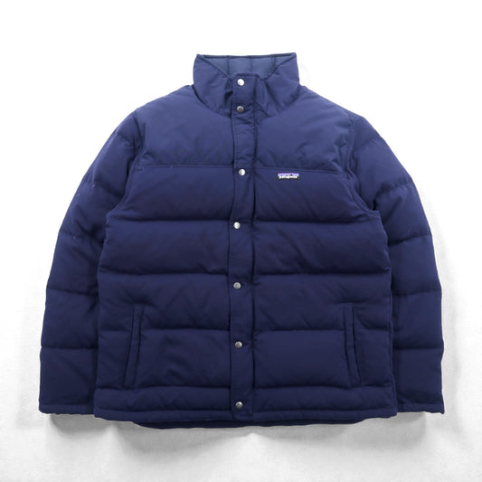 Patagonia スタンドカラー Bivy Down Jacket ビビー ダウンジャケット L ネイビー ナイロン 28321FA15