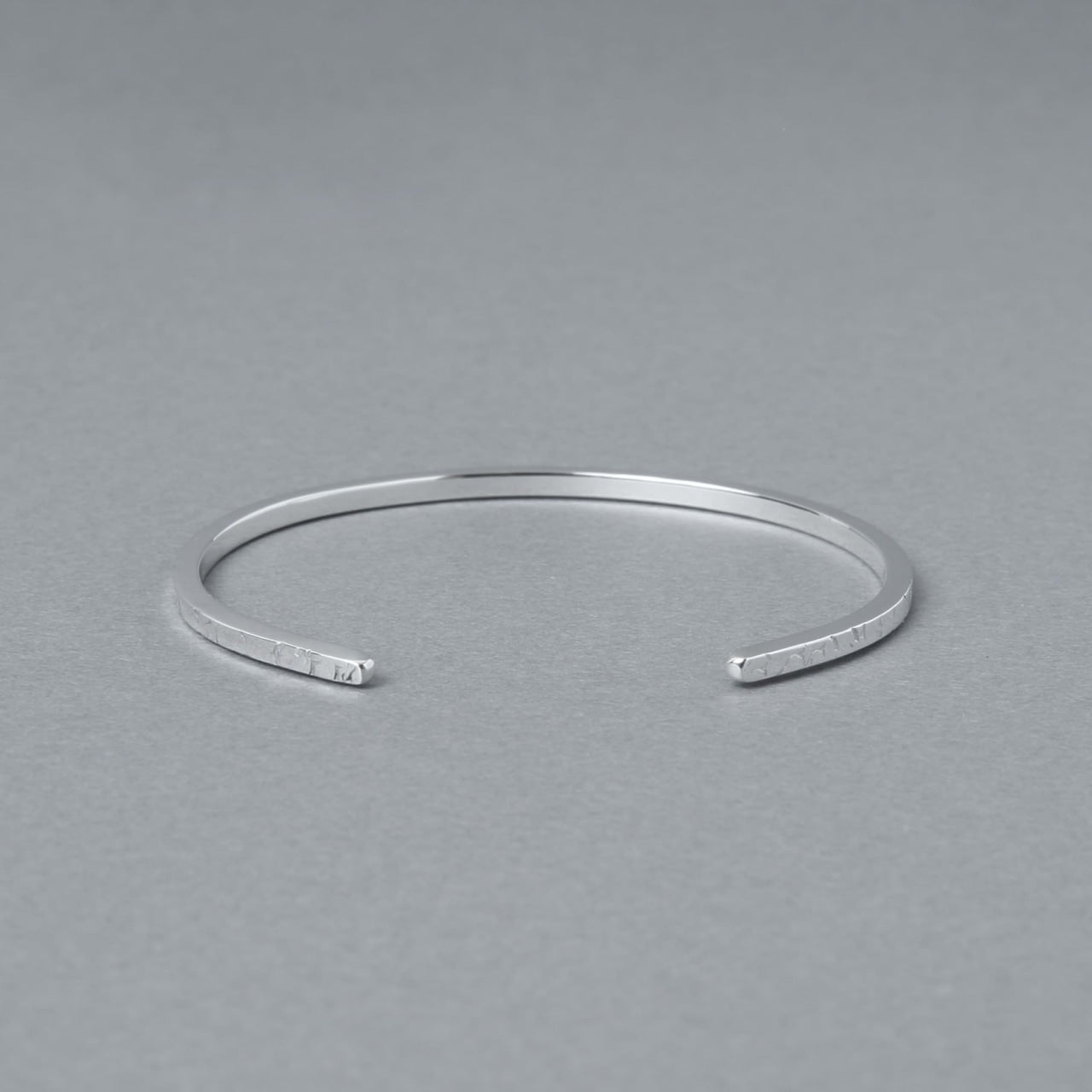 シルバー925 バングル｜いぶし加工なし｜24-B-013