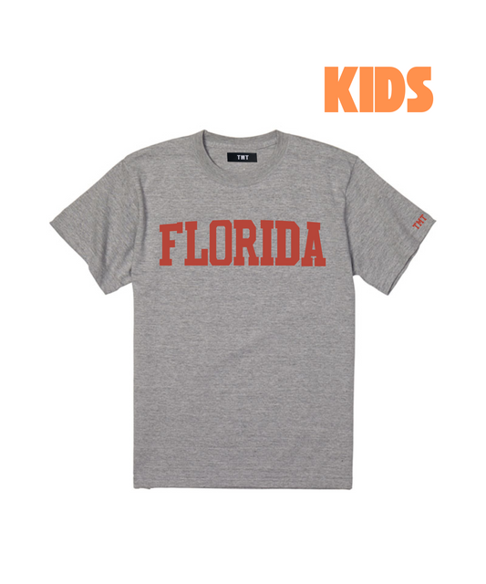 5.6oz COTTON KIDS S/S Tee（FLORIDA）