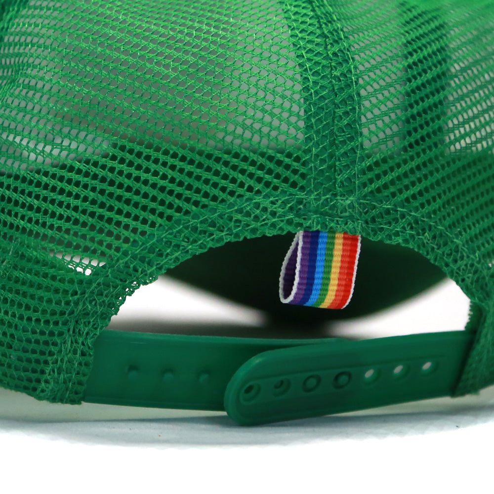CIRCLE LOGO MESH CAP / GREEN