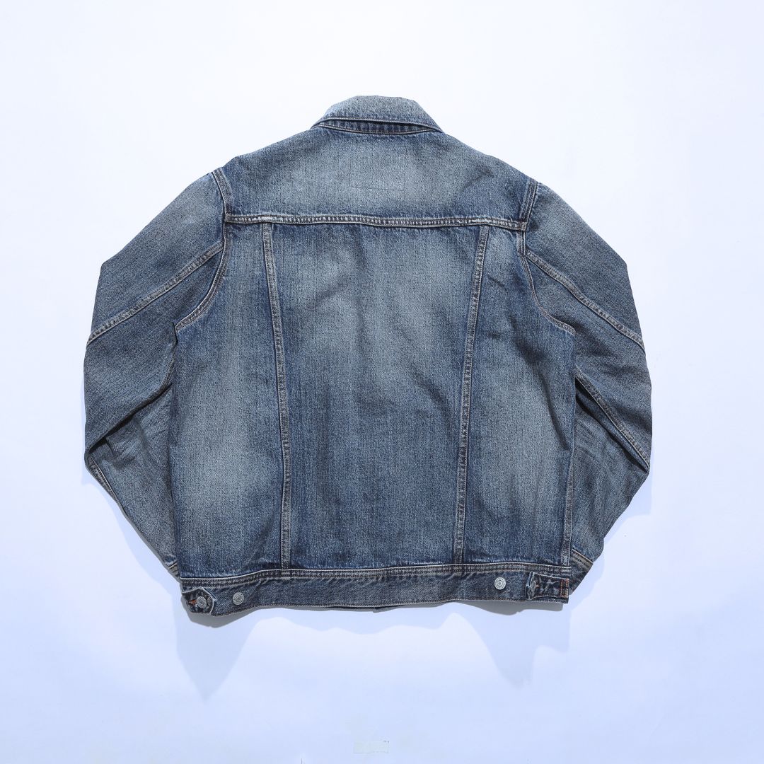 12oz SOFT DENIM TRUCKER JACKET／INDIGO LIGHT