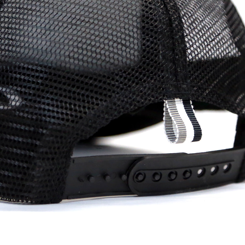 CIRCLE LOGO MESH CAP / BLACK