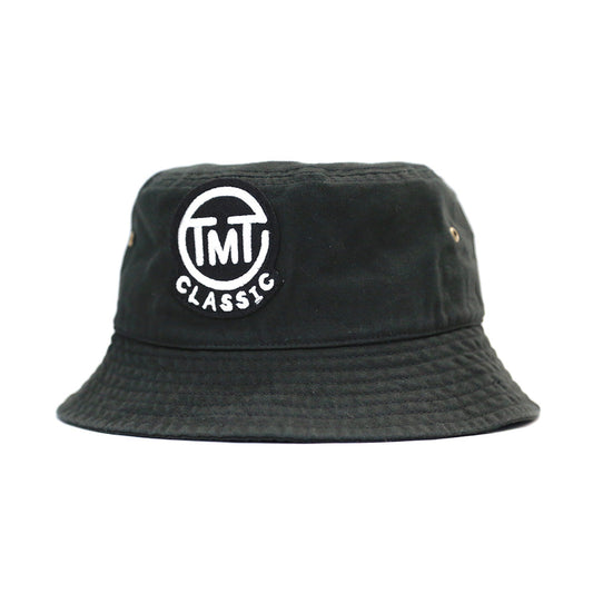 CIRCLE LOGO BUCKET HAT / BLACK