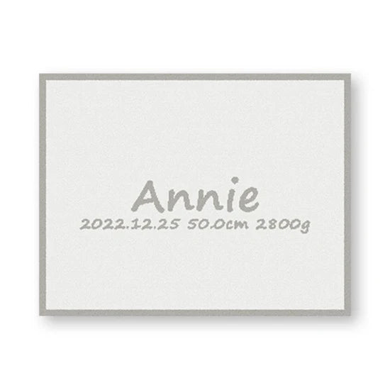 [ネーム]AnniversaryBlanketオーガニック