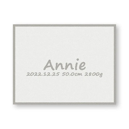 [ネーム]AnniversaryBlanketオーガニック