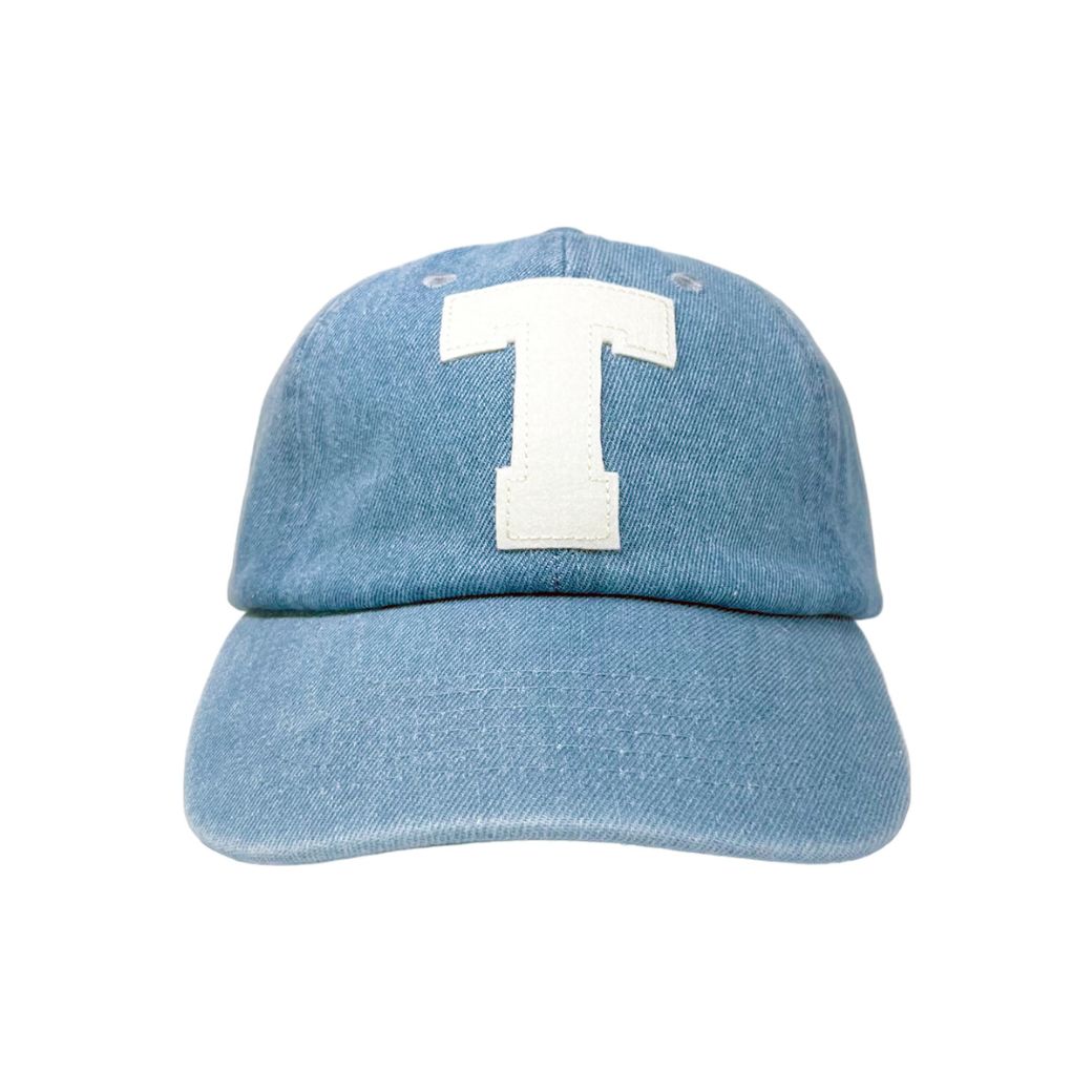 BASEBALL COTTON DENIM TWILL CAP / LIGHT INDIGO