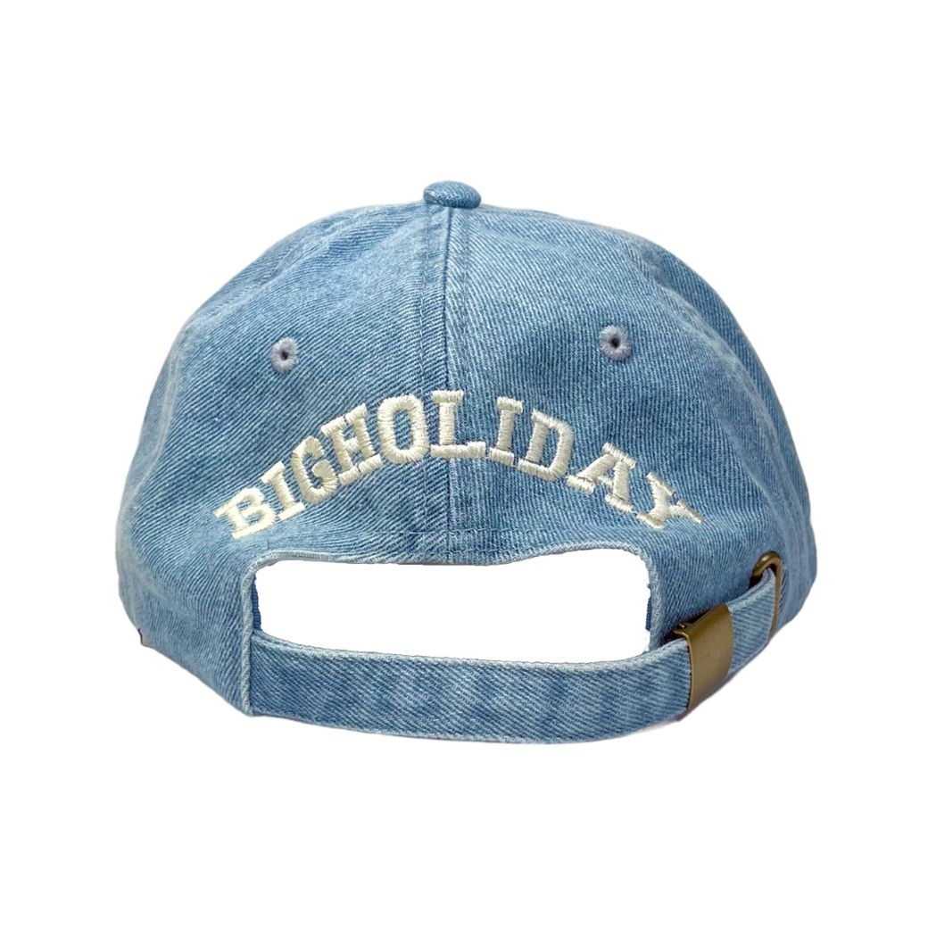 BASEBALL COTTON DENIM TWILL CAP / LIGHT INDIGO