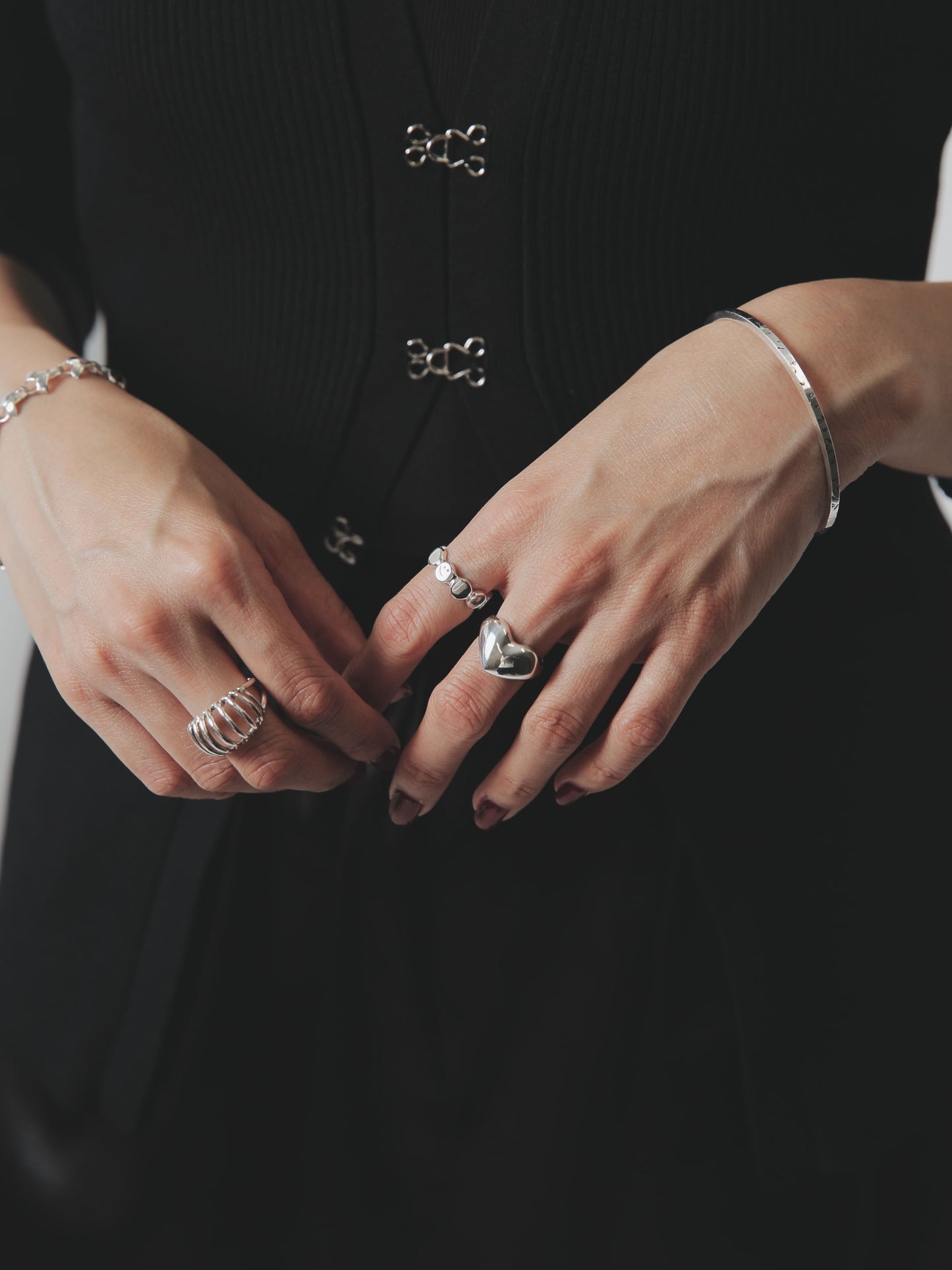 シルバー925 ハートリング ｜ 21-R-012