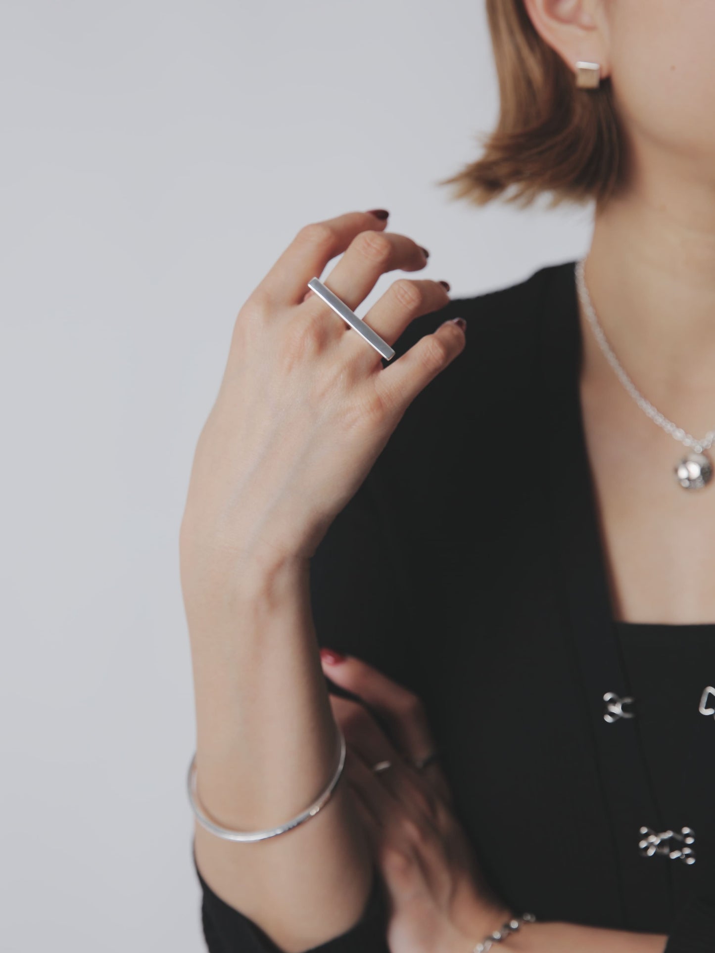 シルバー925 ダブルリング | 24-R-033