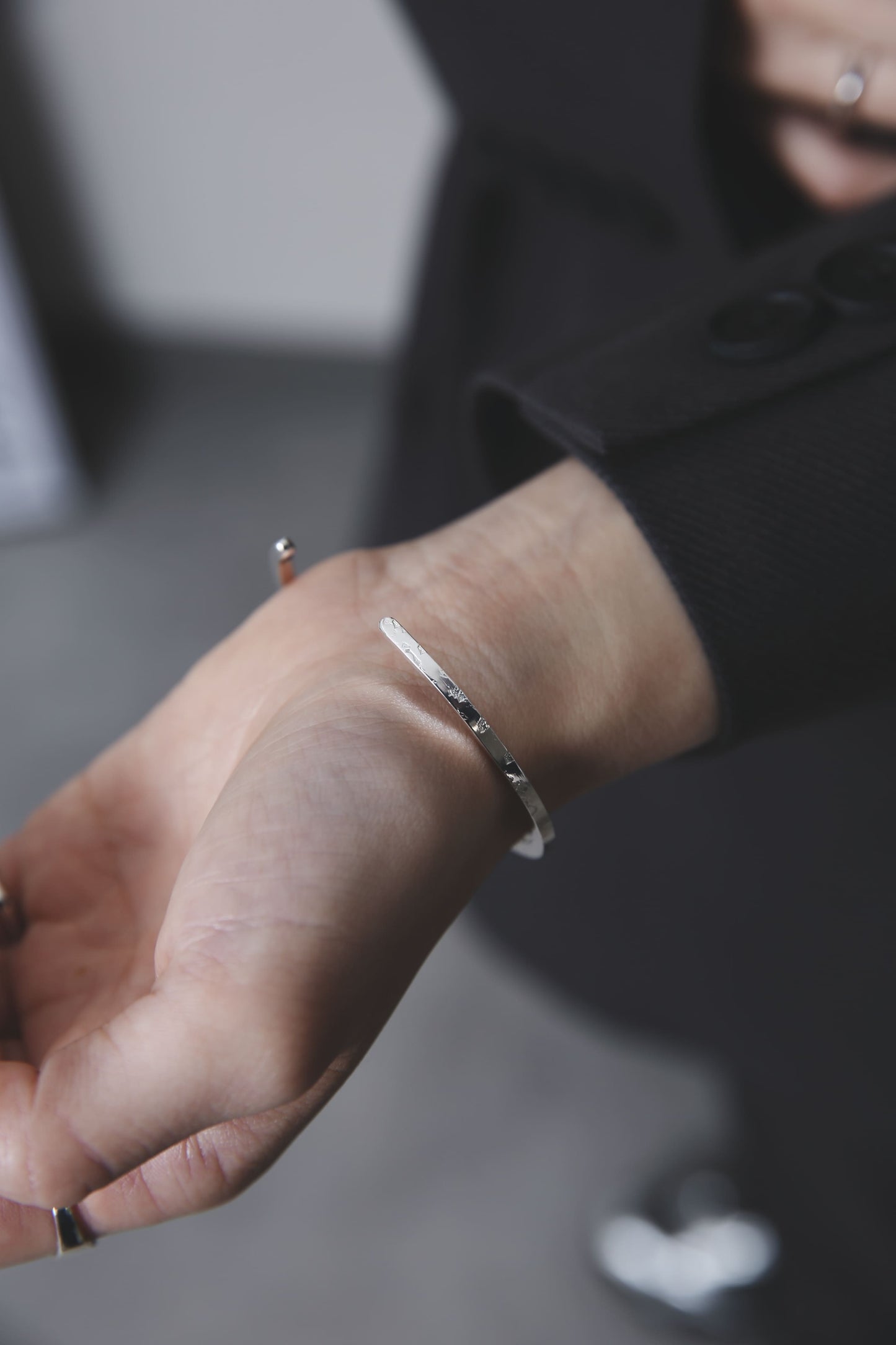 シルバー925 バングル｜いぶし加工なし｜24-B-013