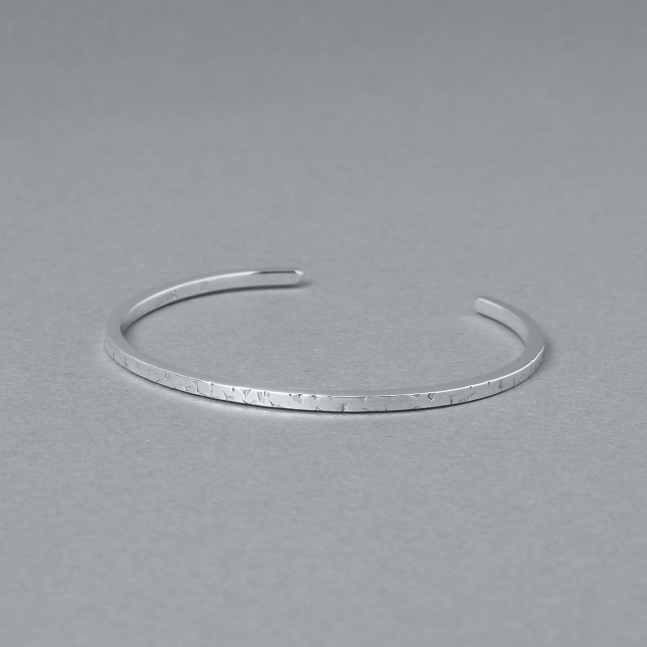 シルバー925 バングル｜いぶし加工なし｜24-B-013