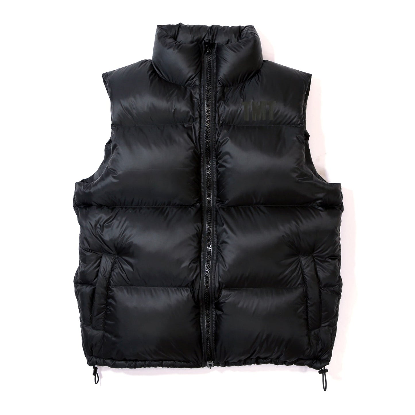 NYLON DOWN VEST／ BLACK