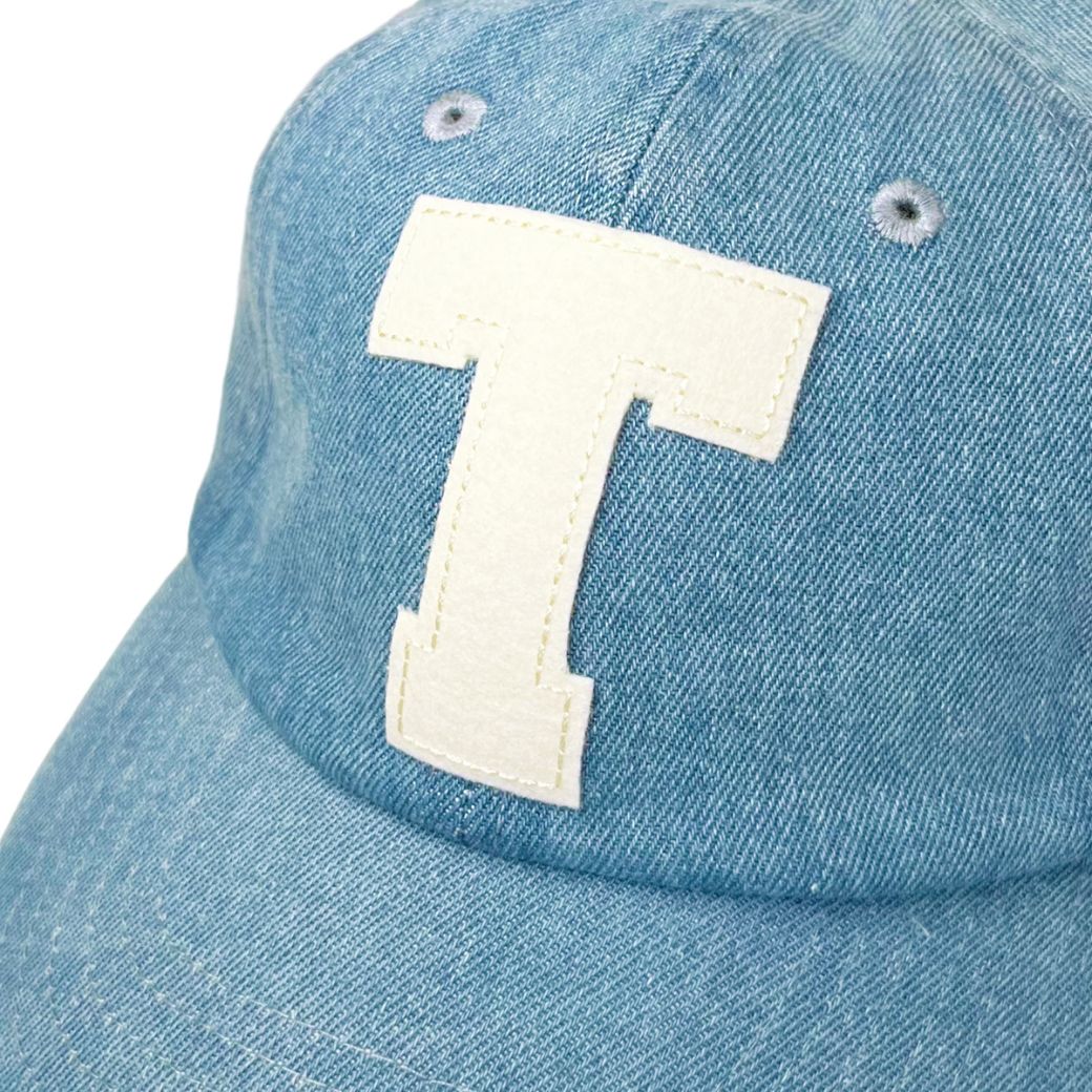 BASEBALL COTTON DENIM TWILL CAP / LIGHT INDIGO