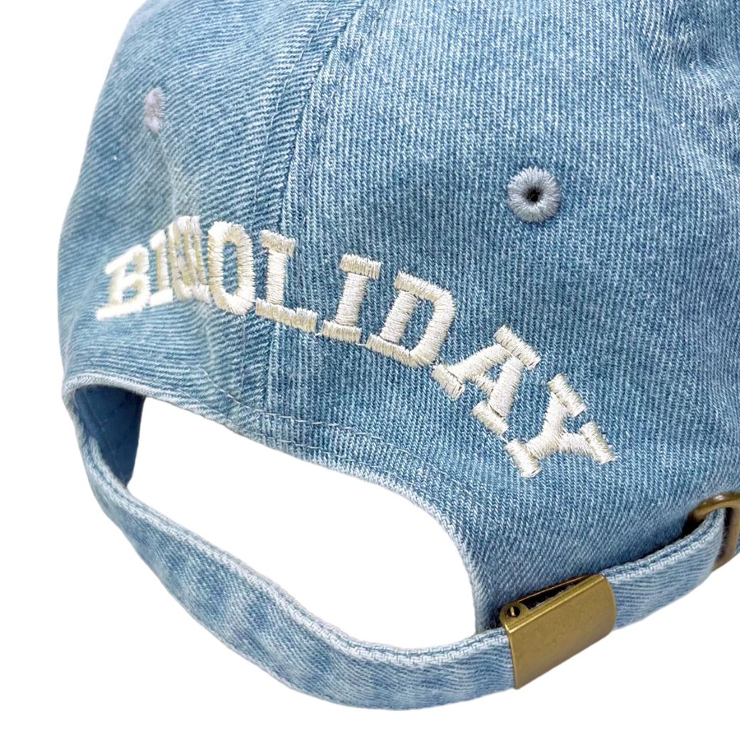 BASEBALL COTTON DENIM TWILL CAP / LIGHT INDIGO