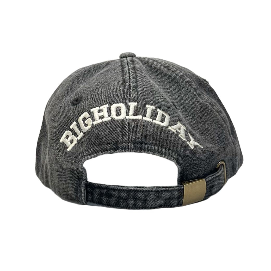 BASEBALL COTTON DENIM TWILL CAP / BLACK