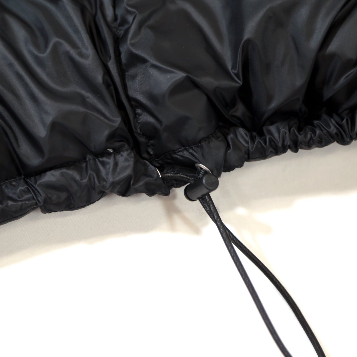 NYLON DOWN VEST／ BLACK