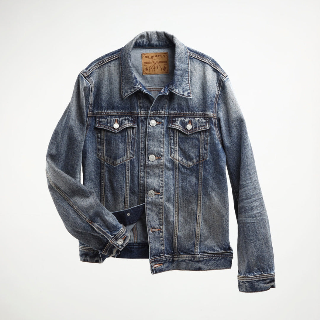 12oz SOFT DENIM TRUCKER JACKET／INDIGO LIGHT