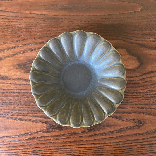 輪花深皿 大 サビ釉｜古谷製陶所（信楽焼 陶器）【古5】