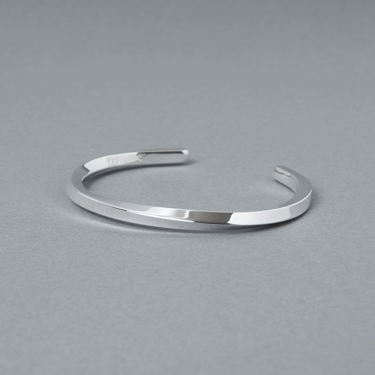 シルバー925 バングル ｜幅4mm｜21-B-004