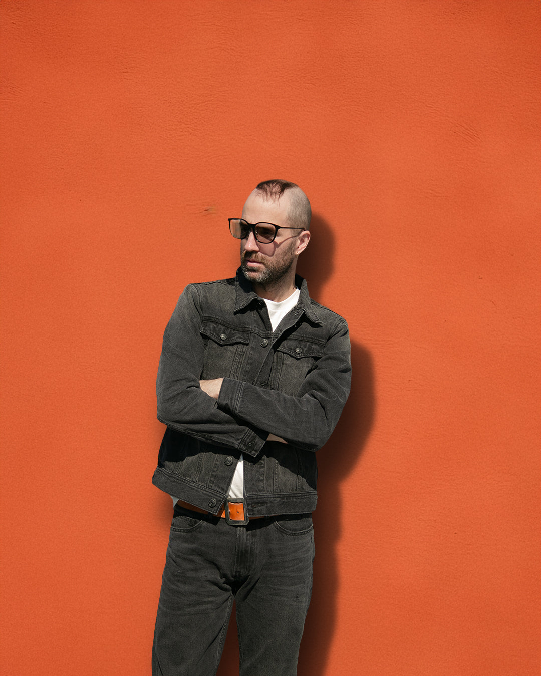 12oz SOFT BLACK DENIM TRUCKER JACKET