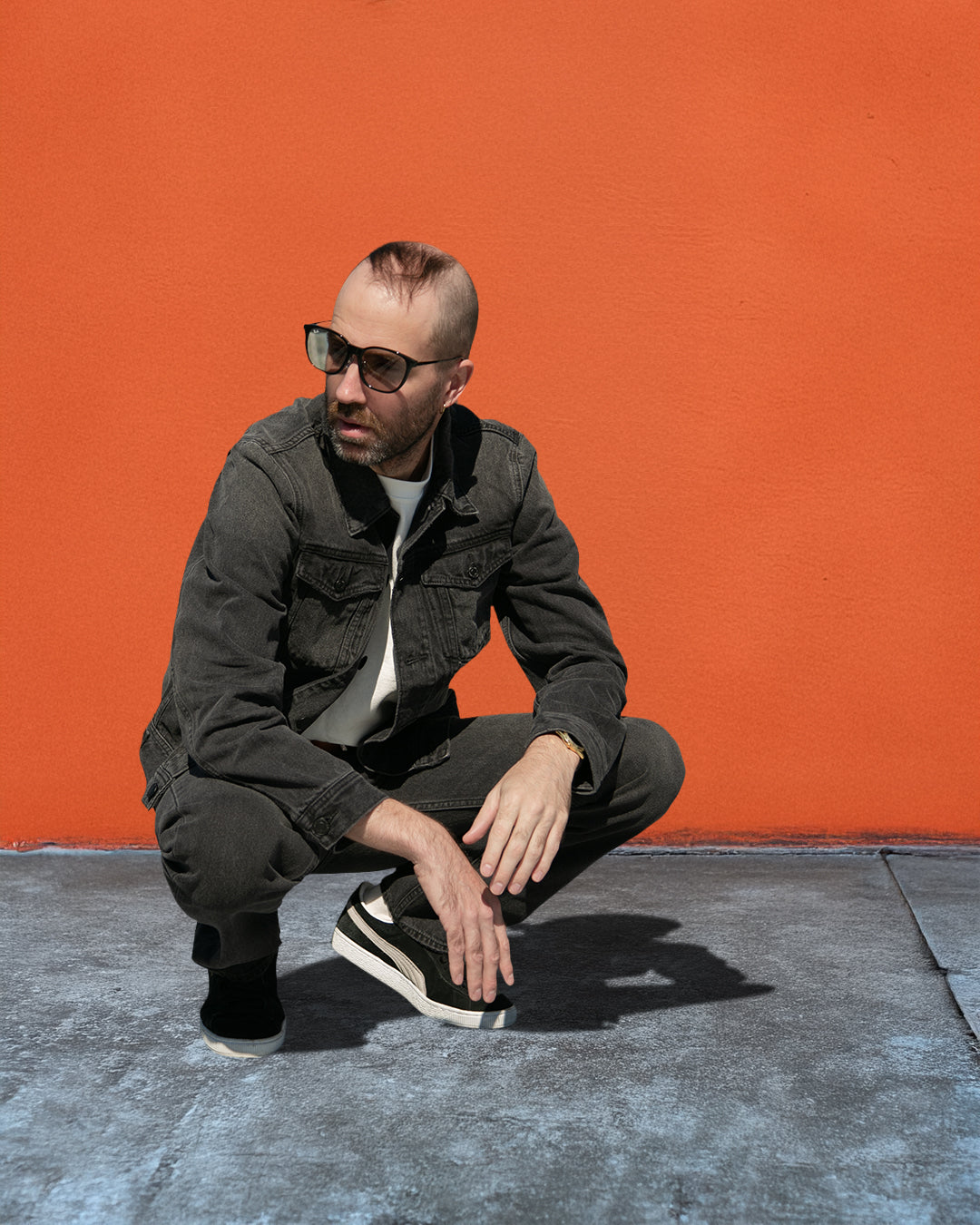 12oz SOFT BLACK DENIM TRUCKER JACKET